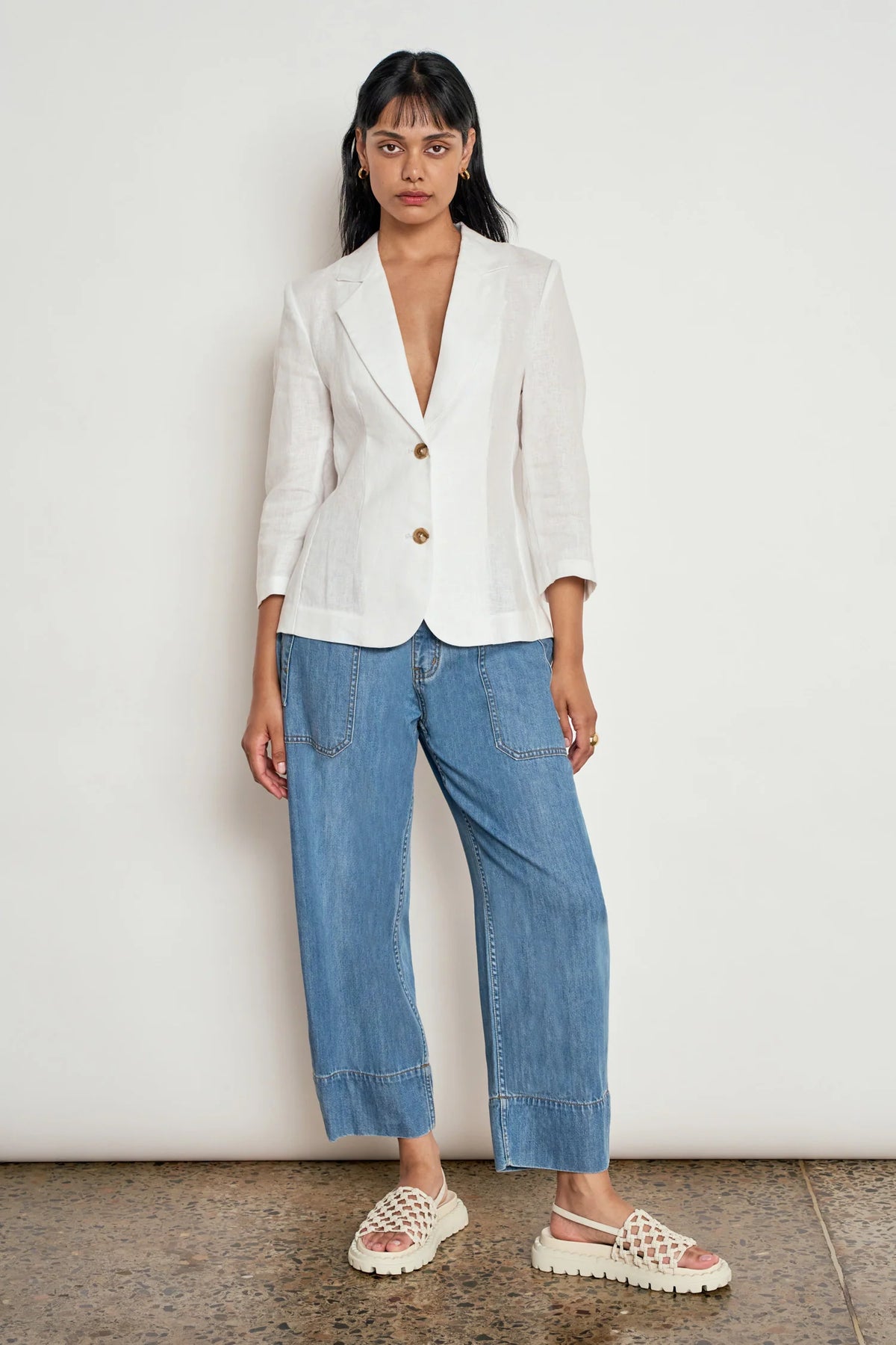 Ledger Jean - Mid Wash Denim