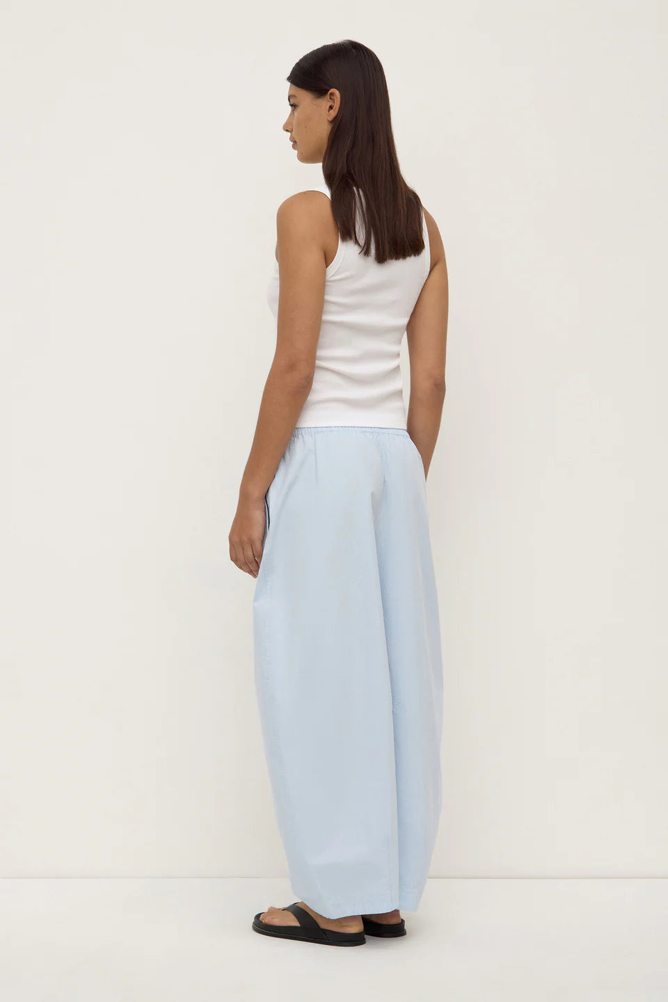 Lola Barrel Pant - Light Blue