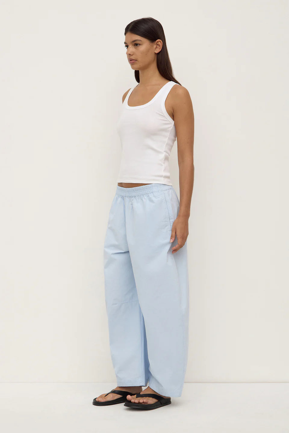 Lola Barrel Leg - powder Blue