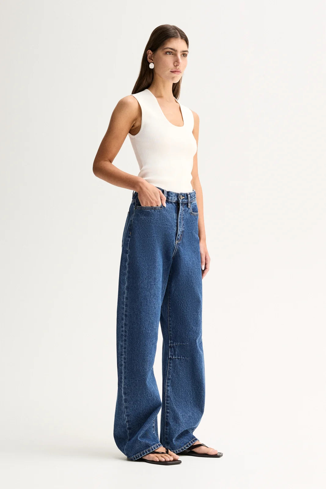 Mason Barel Leg Jean