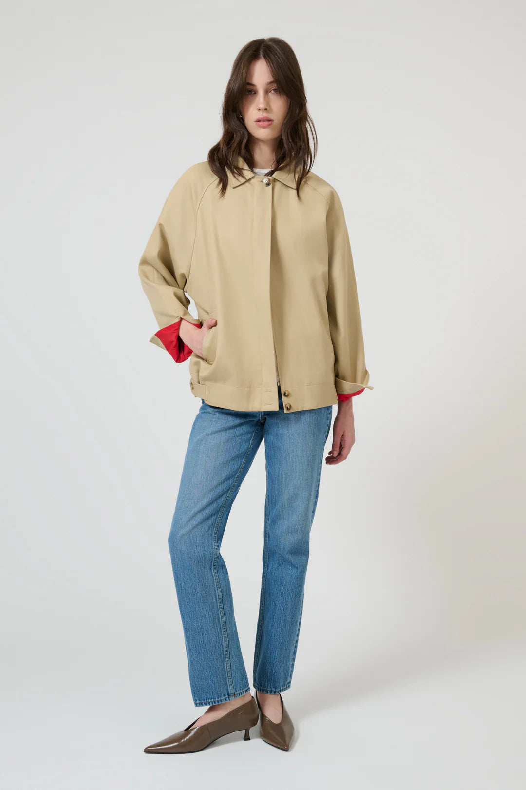 Harrington Jacket - Camel