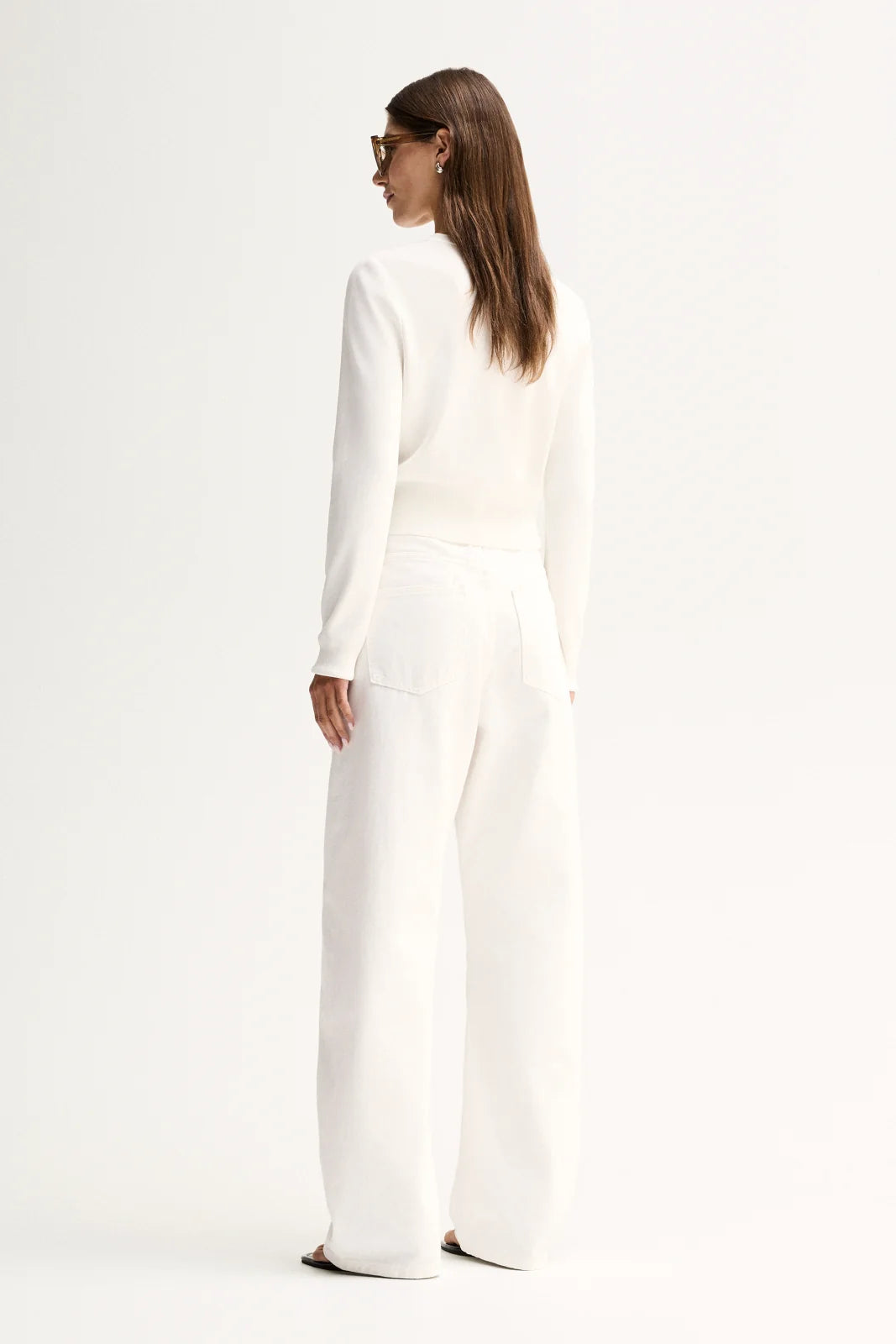 Penny Knit Cardigan - White