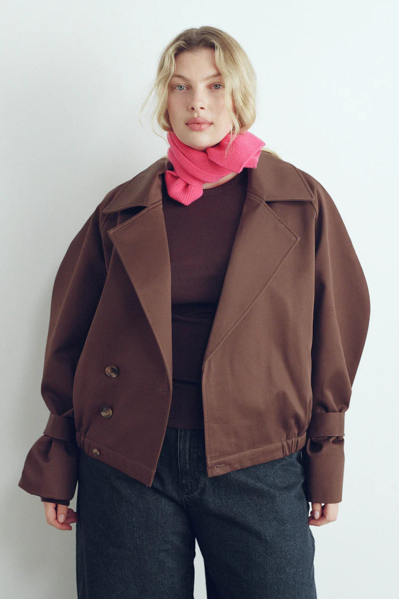 The Ribbed Scarf - Magenta
