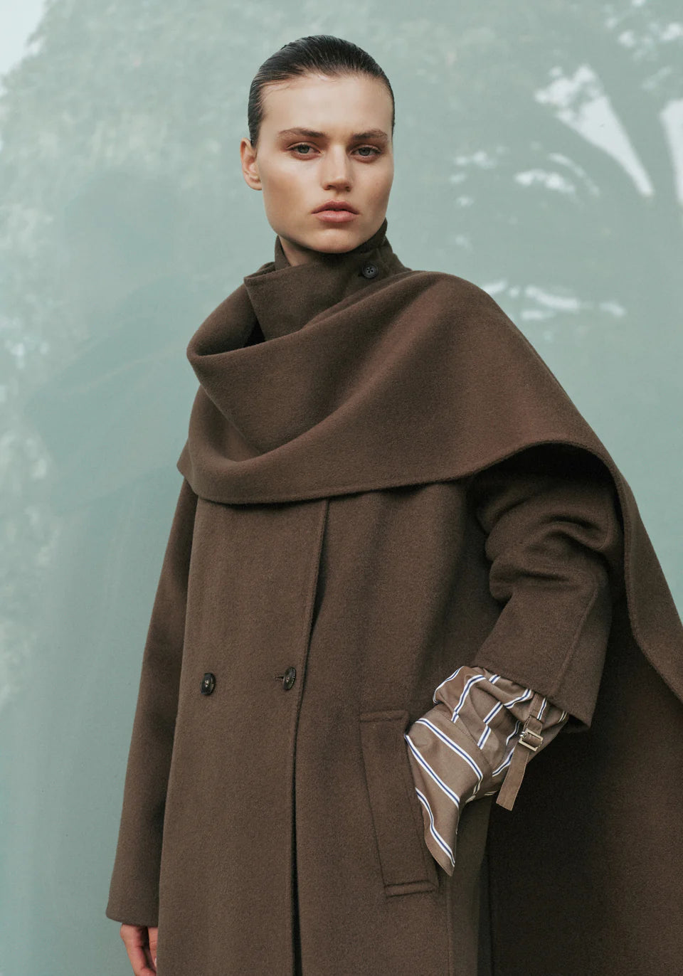 Shield Scarf - Khaki