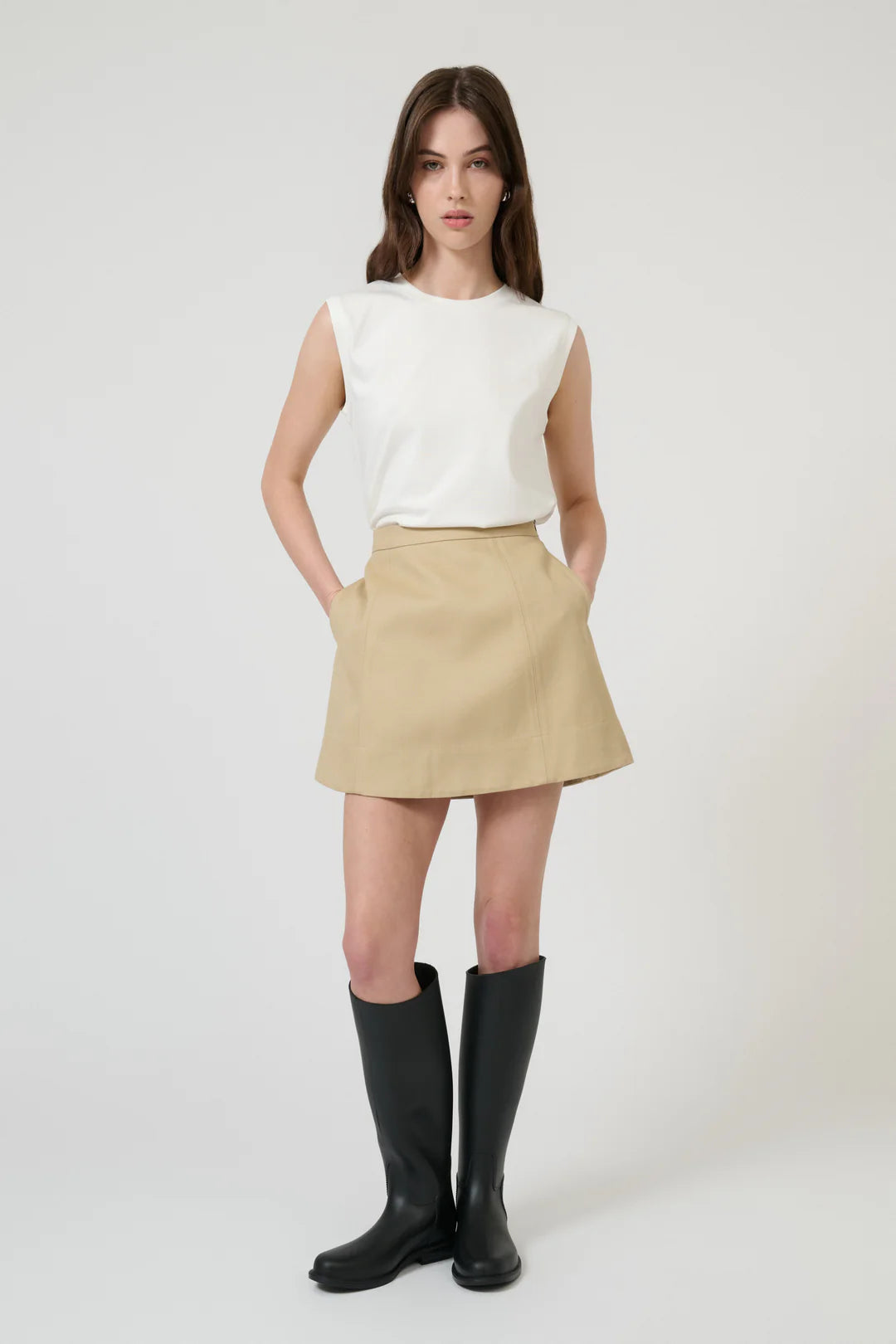 Harrington Skirt - Camel