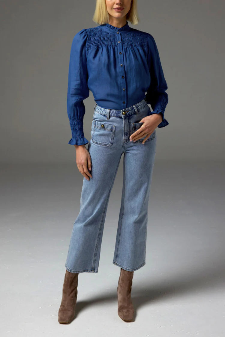 Skylark Top - Azure