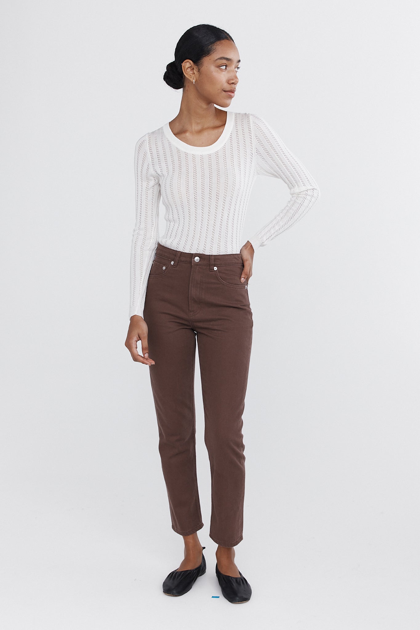 Straight Jean - Washed Plum