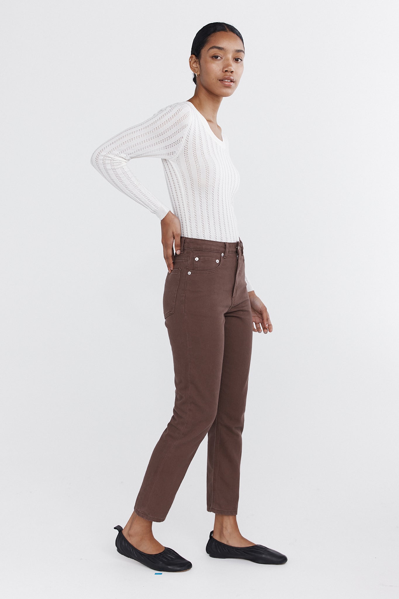 Straight Jean - Washed Plum