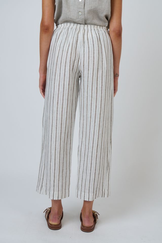 GA398- Linen Pant - Travertine