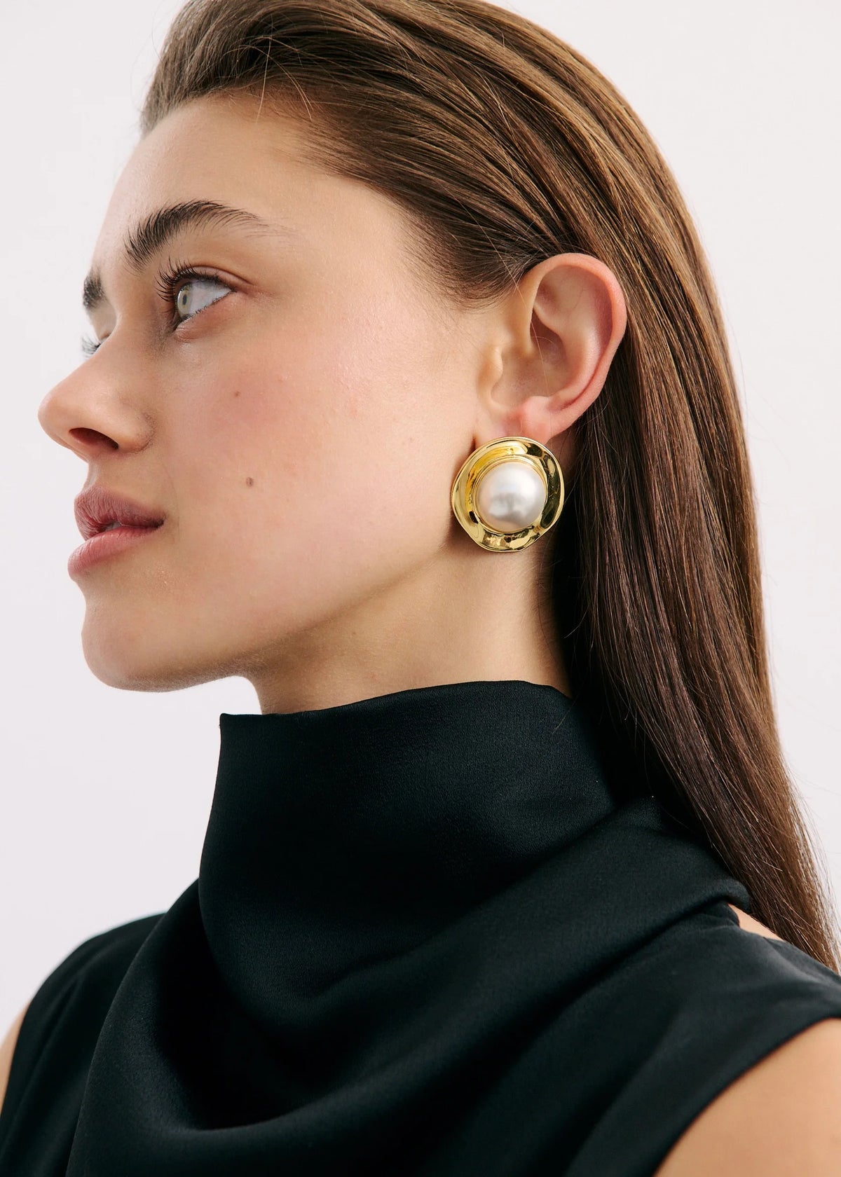 Vienna Pearl Earring - Gold