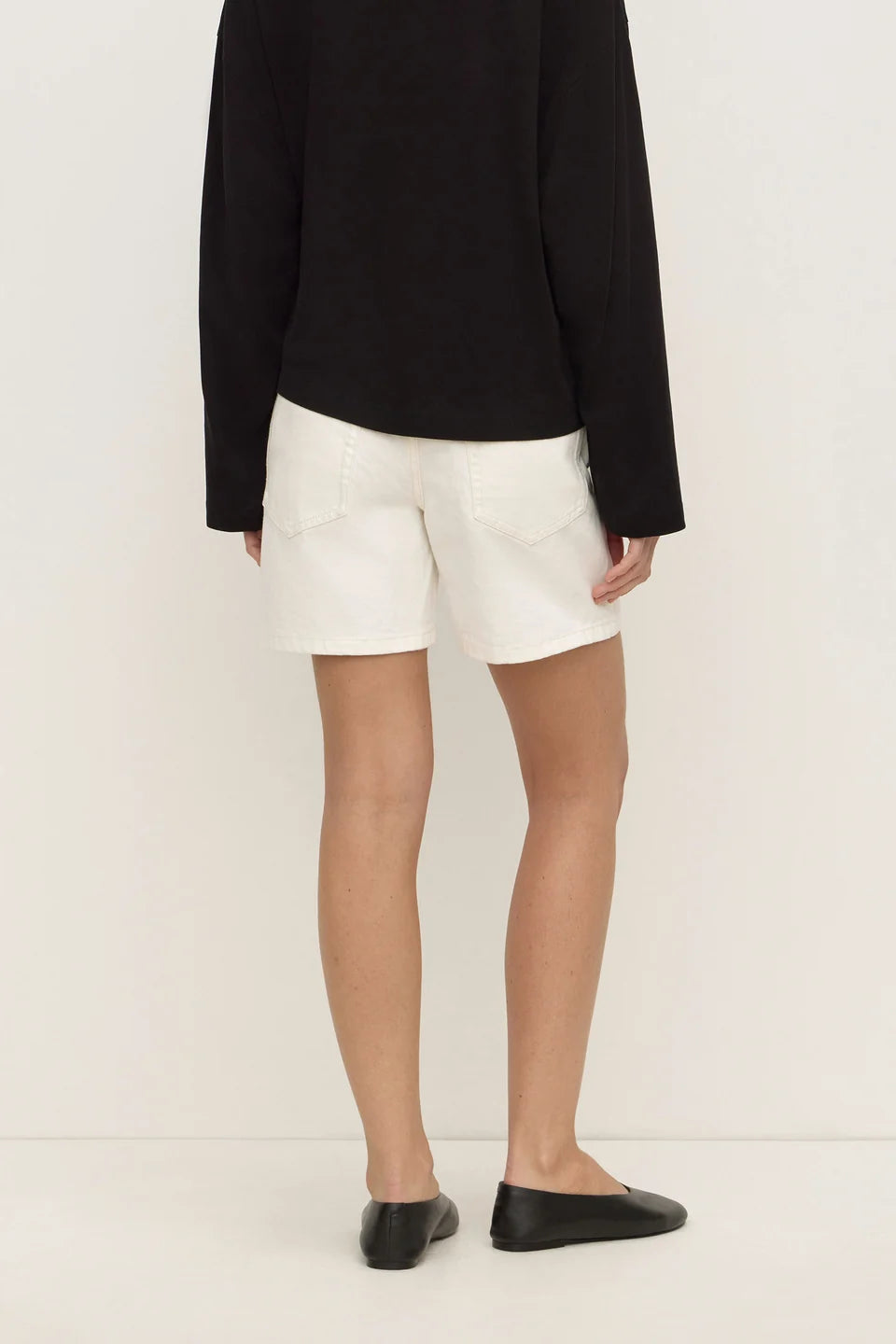 Mid Rise Vintage Short - Vintage White